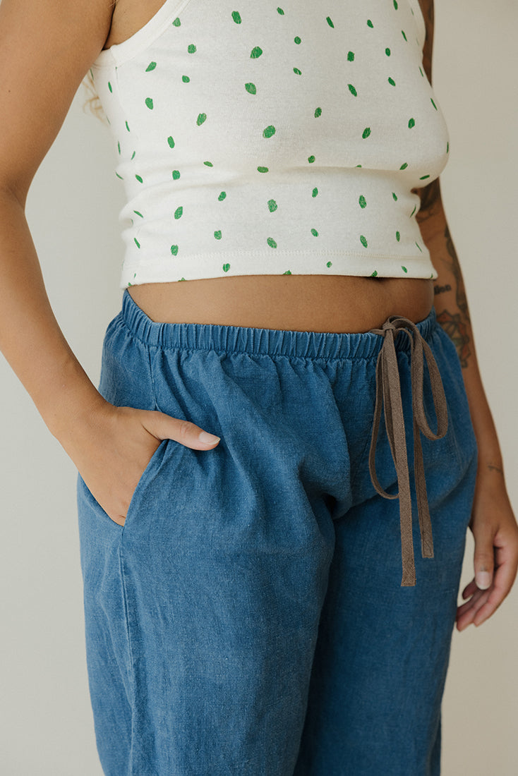 Hemp Pant- Indigo