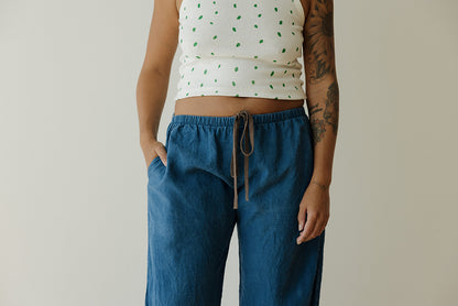 Hemp Pant- Indigo