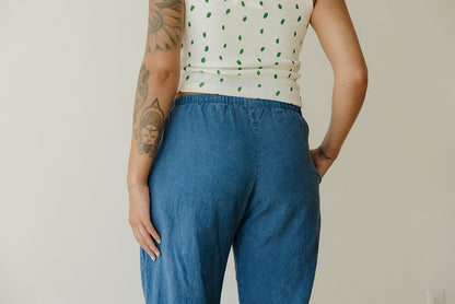 Hemp Pant- Indigo