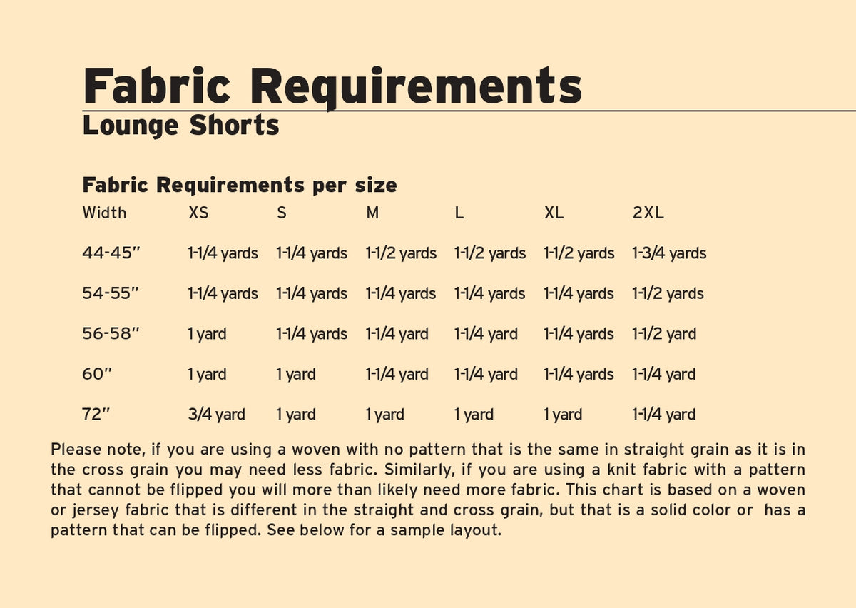 Lounge Short - Digital Sewing Pattern