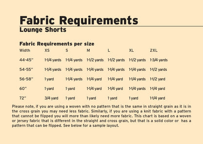 Lounge Short - Digital Sewing Pattern