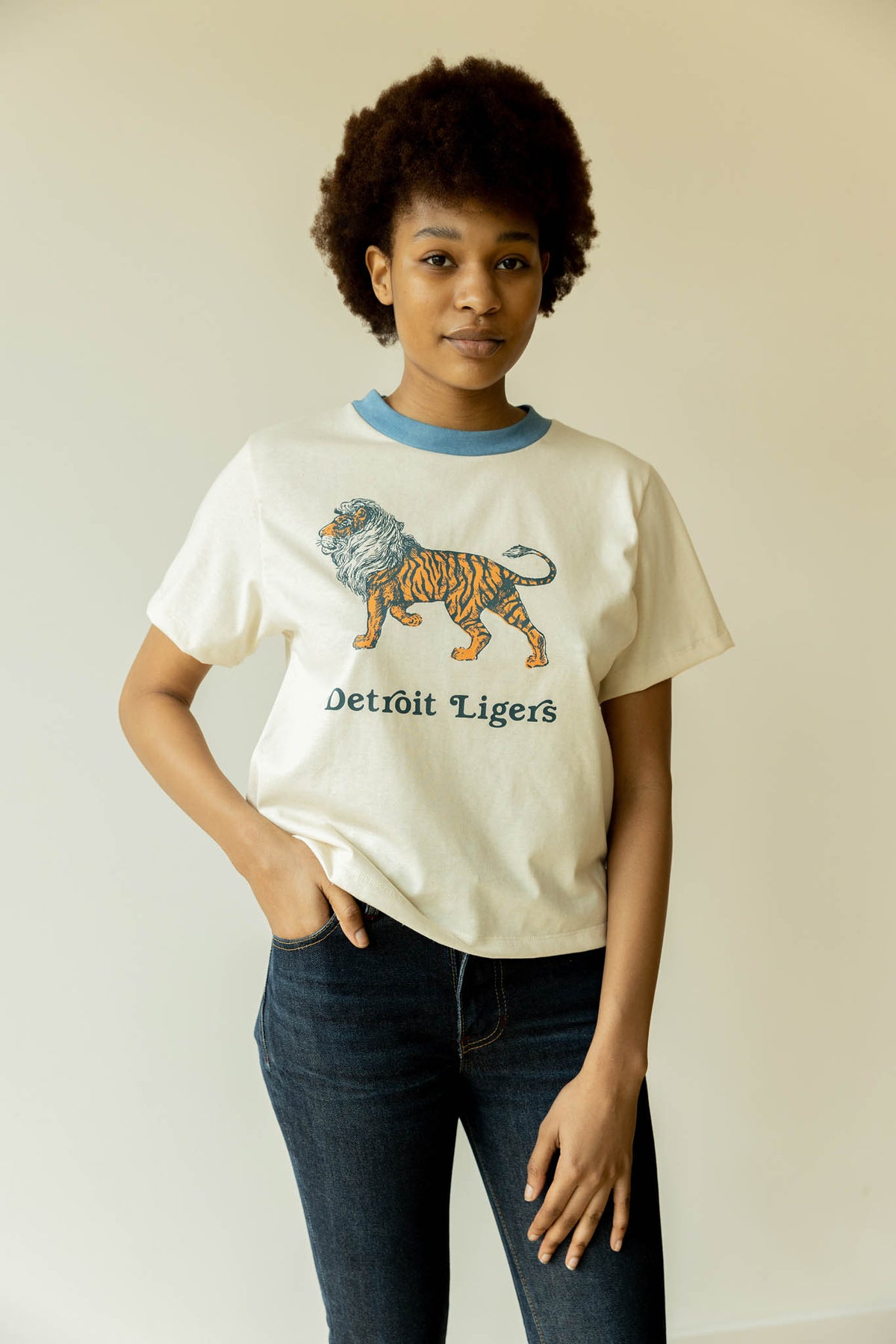 Detroit Ligers Box Tee