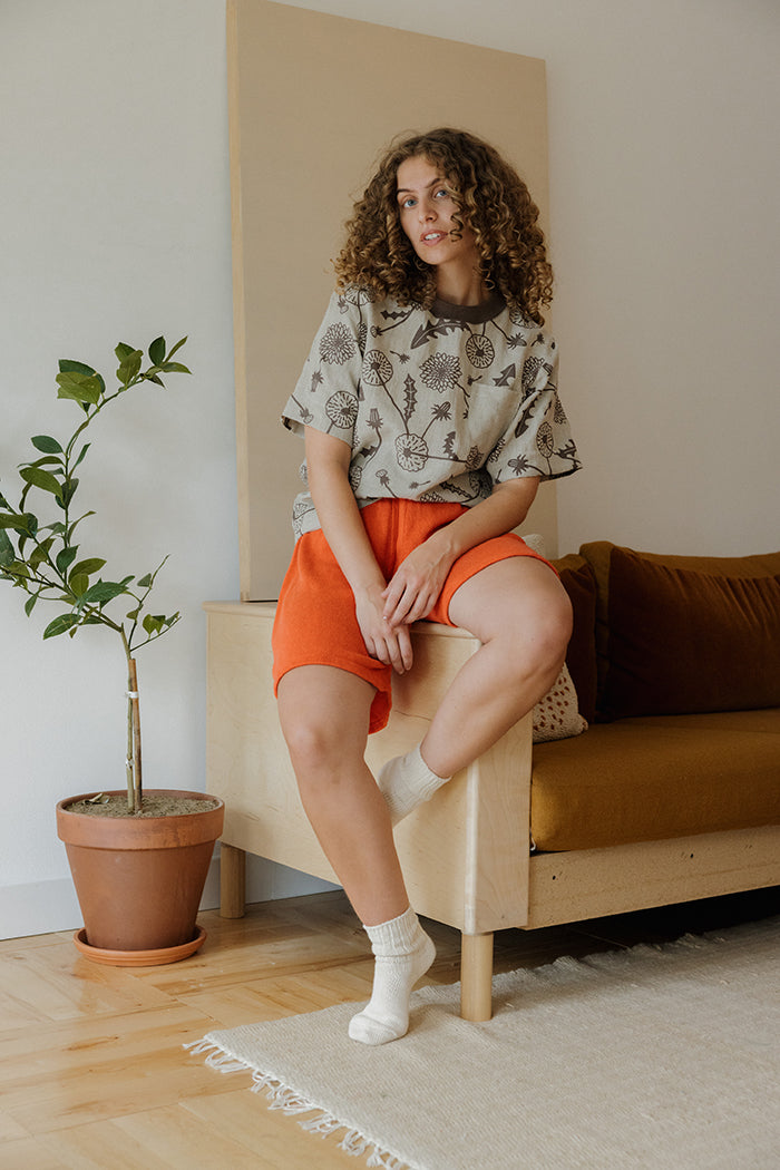 Hemp Pocket Tee - Dandelion