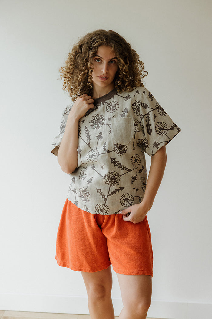 Hemp Pocket Tee - Dandelion