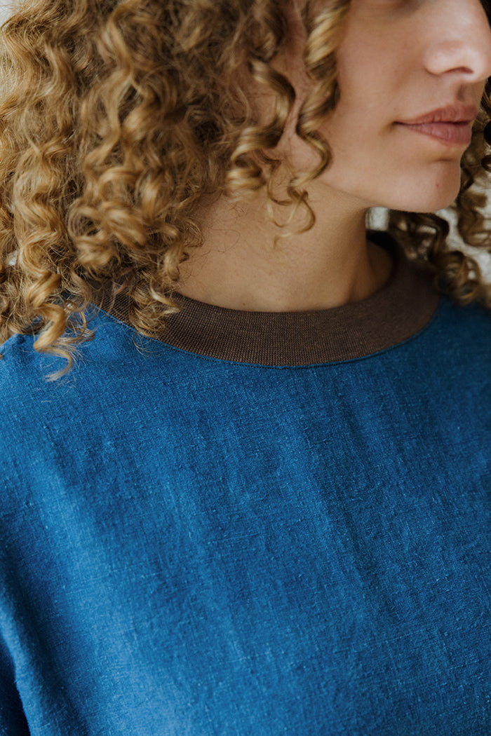 Hemp Long Sleeve - Indigo