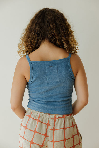 Hemp Tank - Indigo