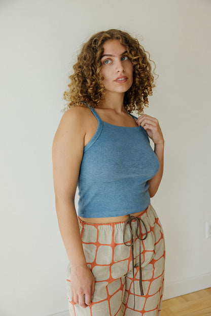 Hemp Tank - Indigo