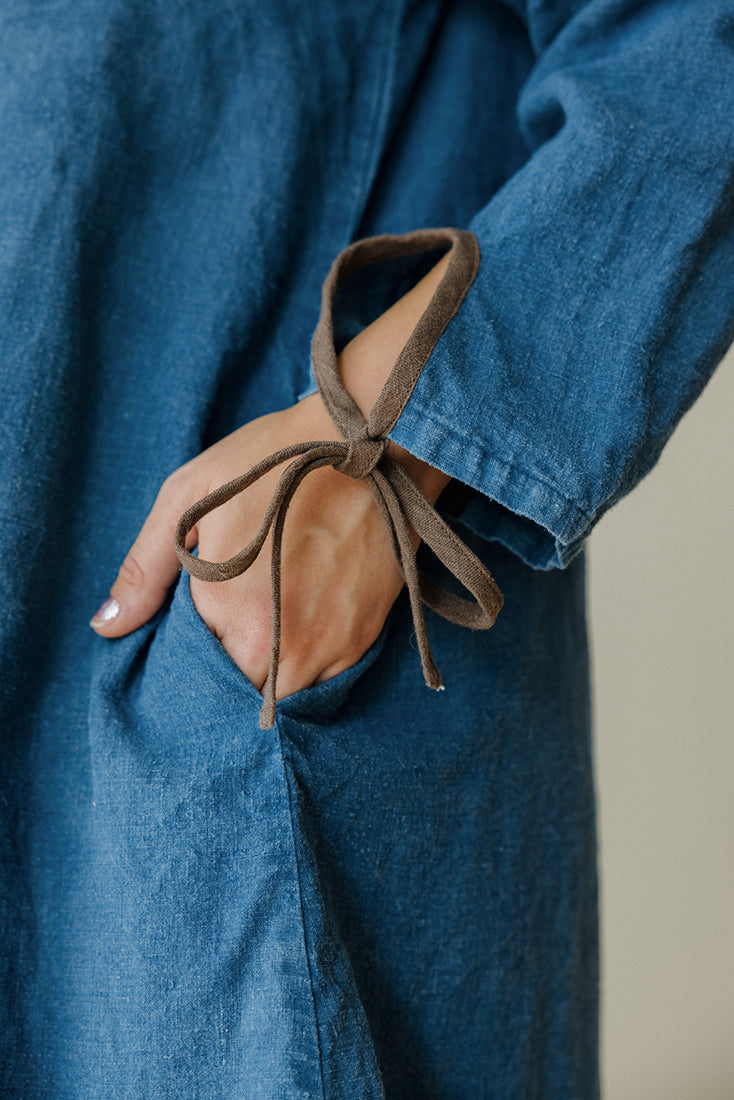 Hemp Dress- Indigo
