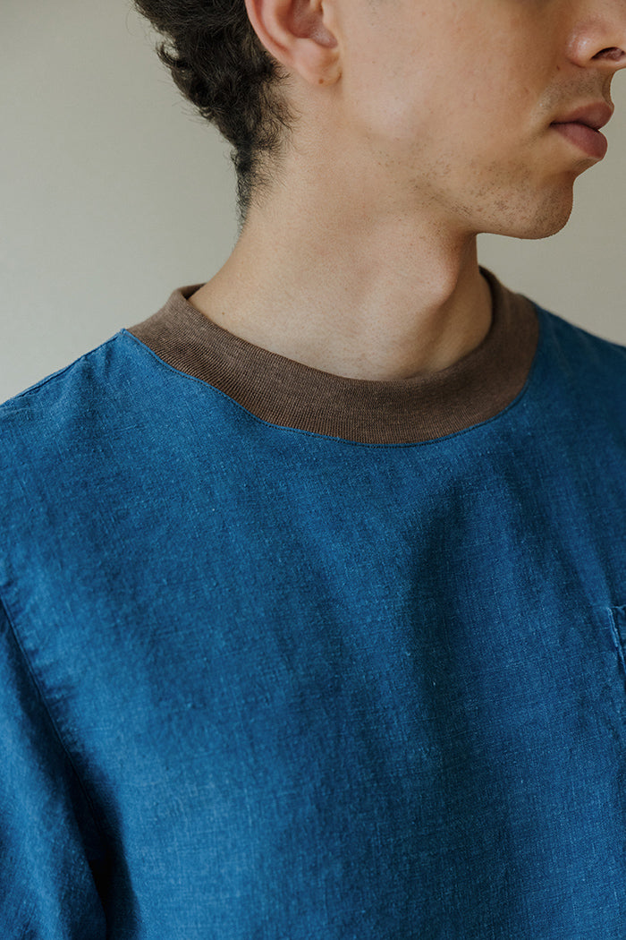 Hemp Pocket Tee - Indigo
