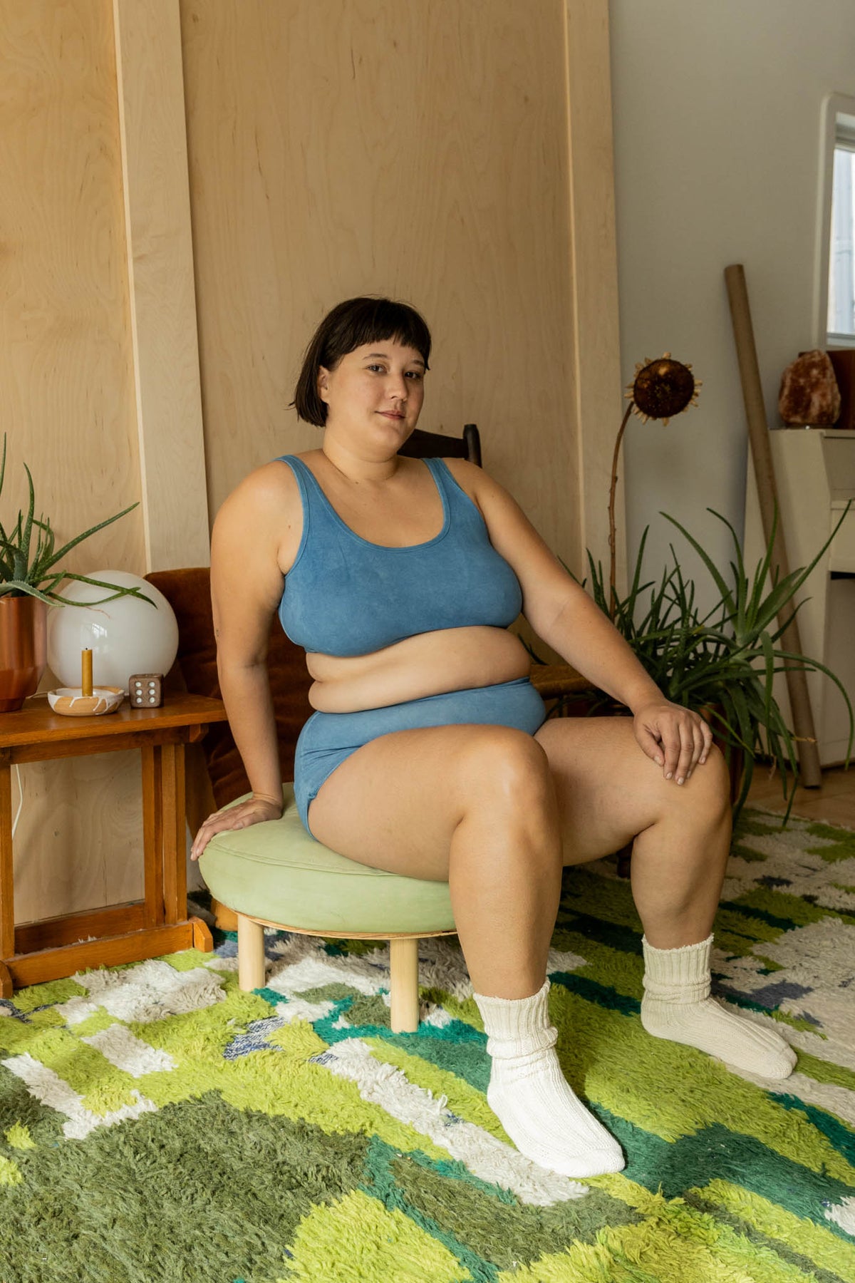 Hemp Bra - Indigo