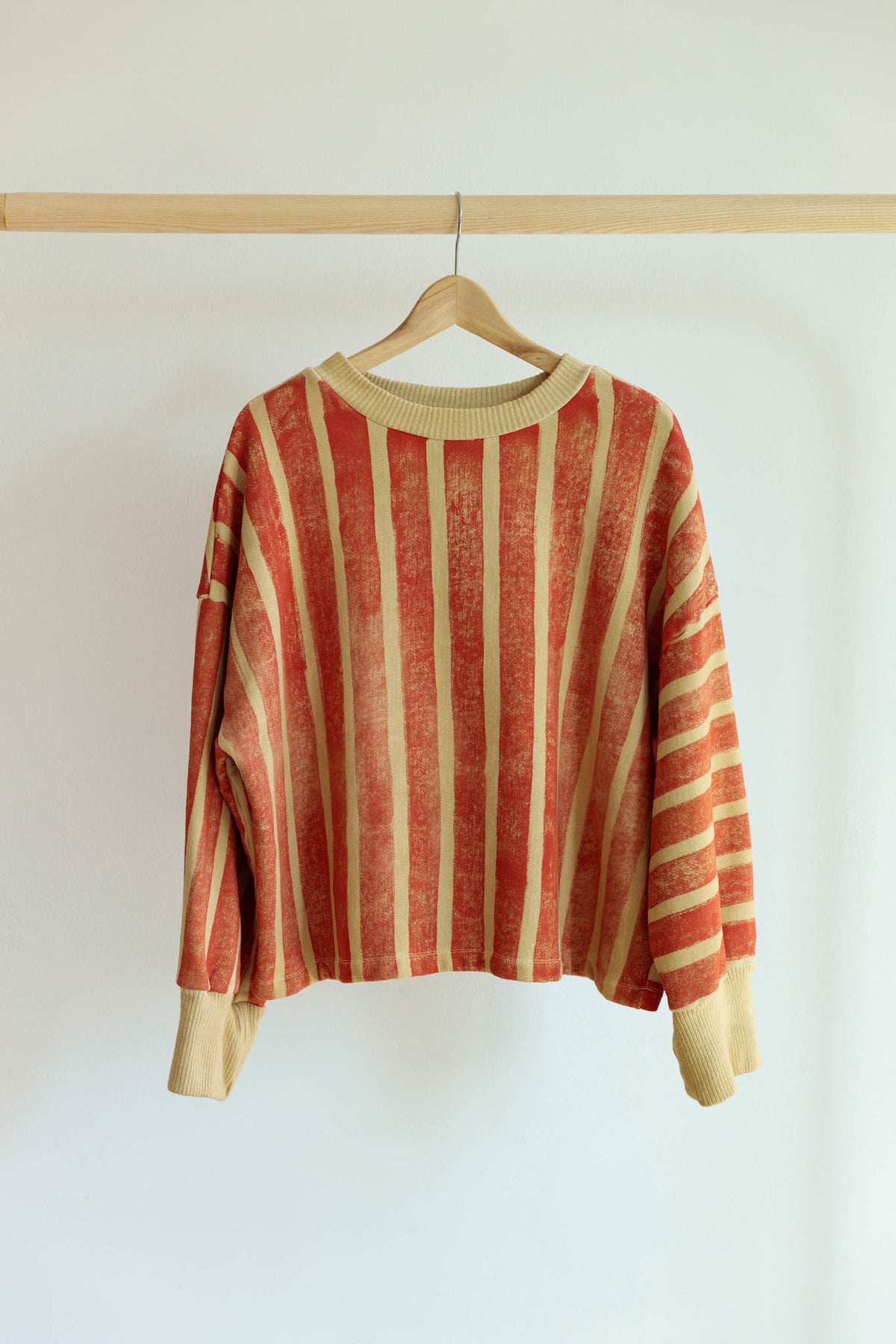 Red Stripe Sweatshirt