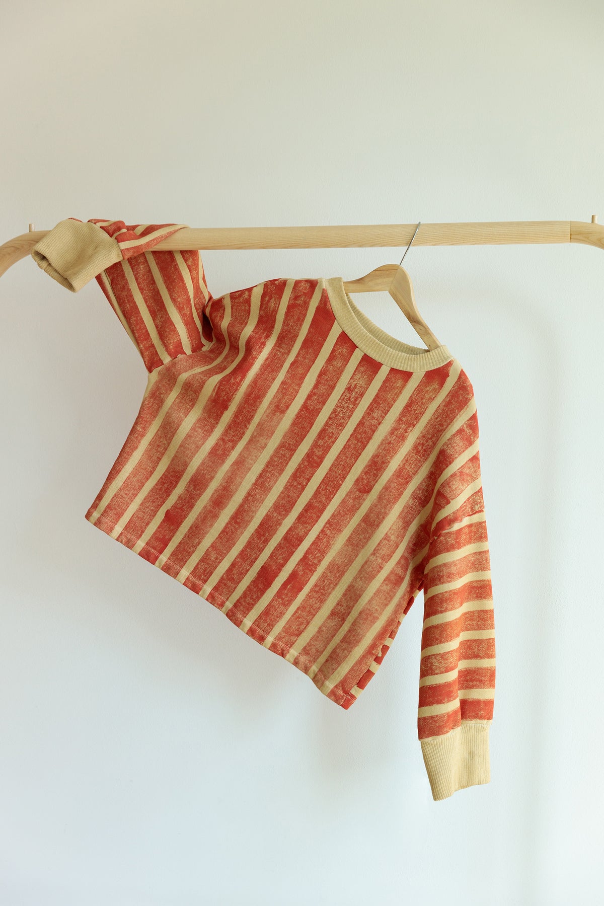 Red Stripe Sweatshirt