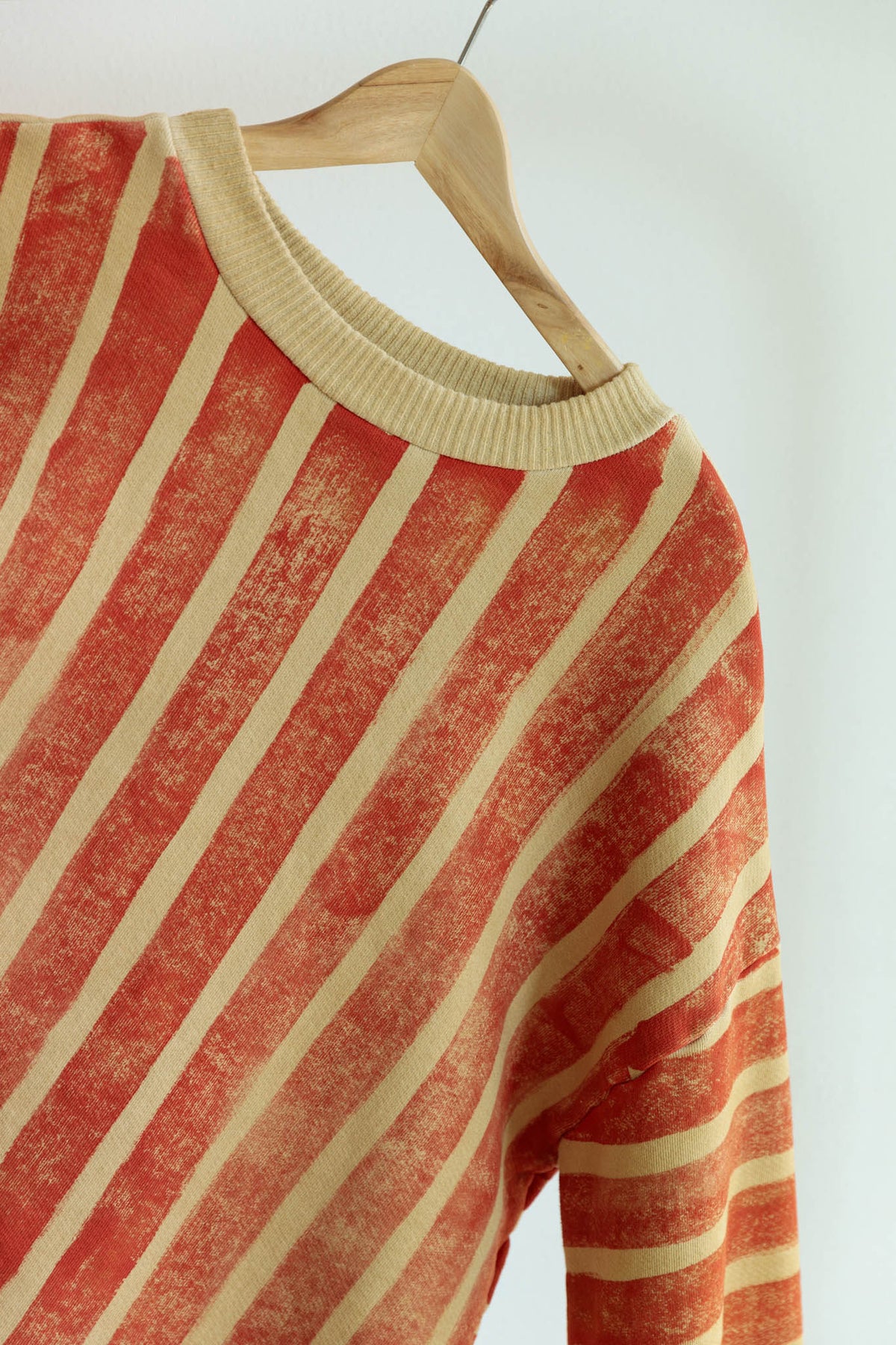 Red Stripe Sweatshirt