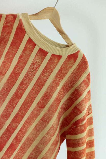 Red Stripe Sweatshirt