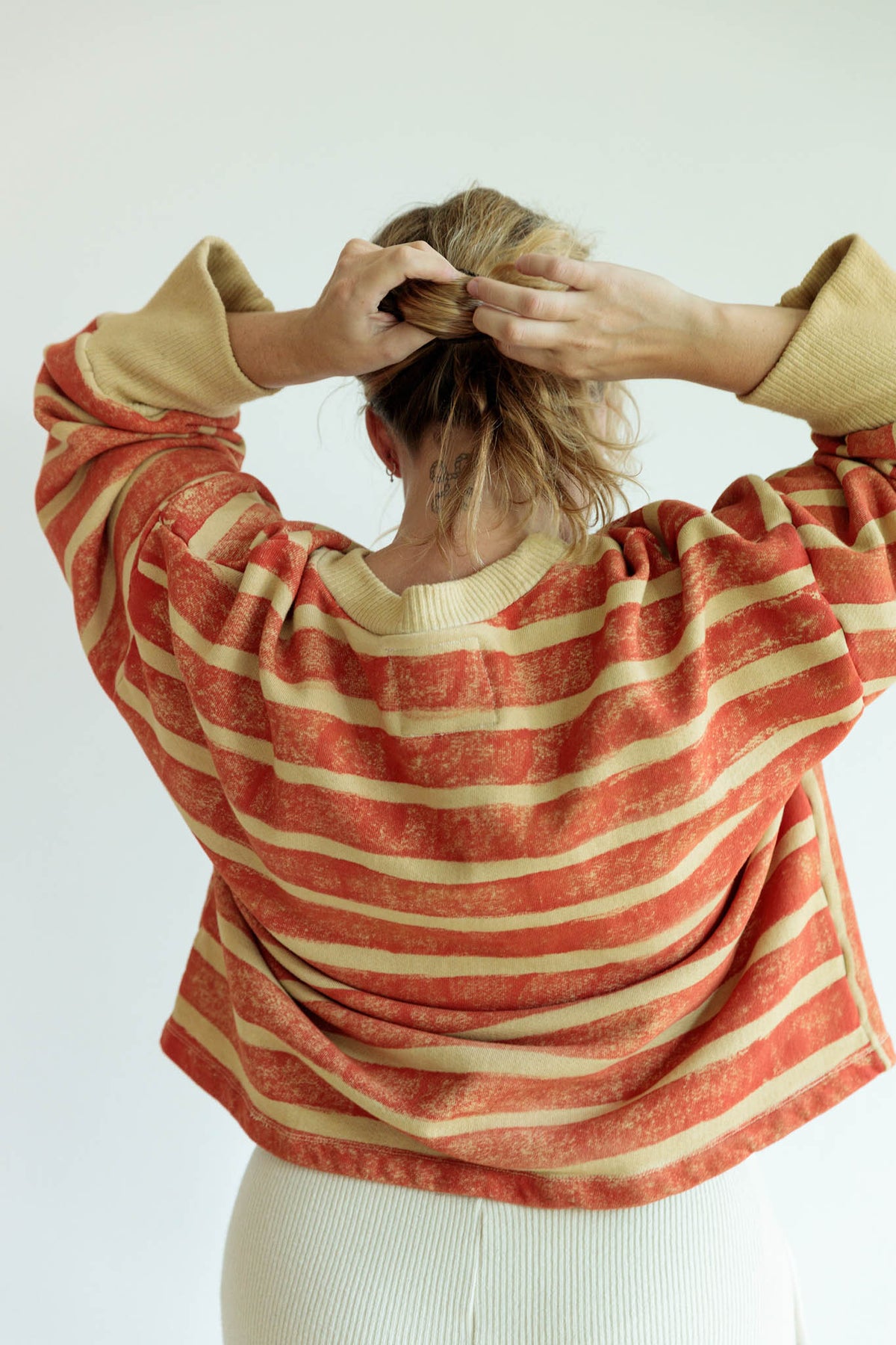 Red Stripe Sweatshirt