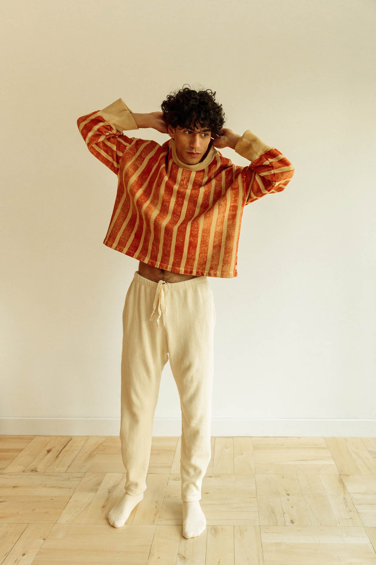 Red Stripe Sweatshirt
