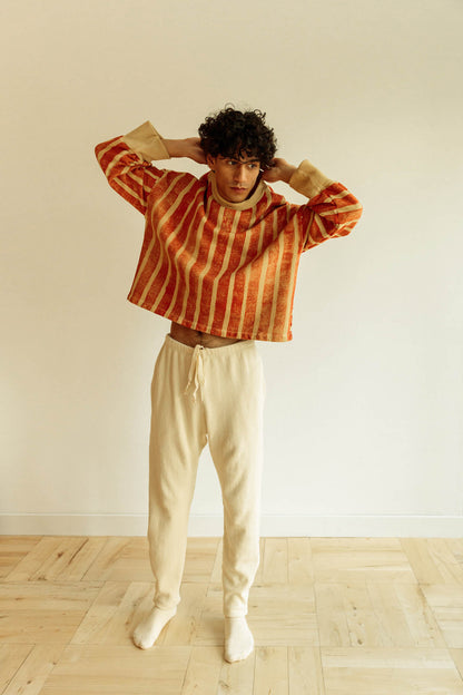 Red Stripe Sweatshirt