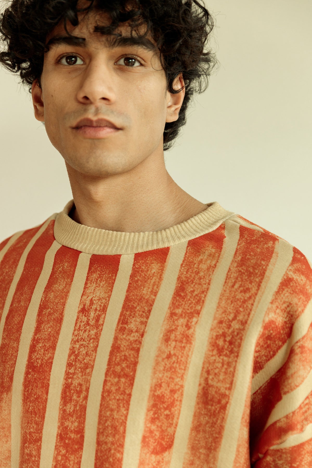 Red Stripe Sweatshirt