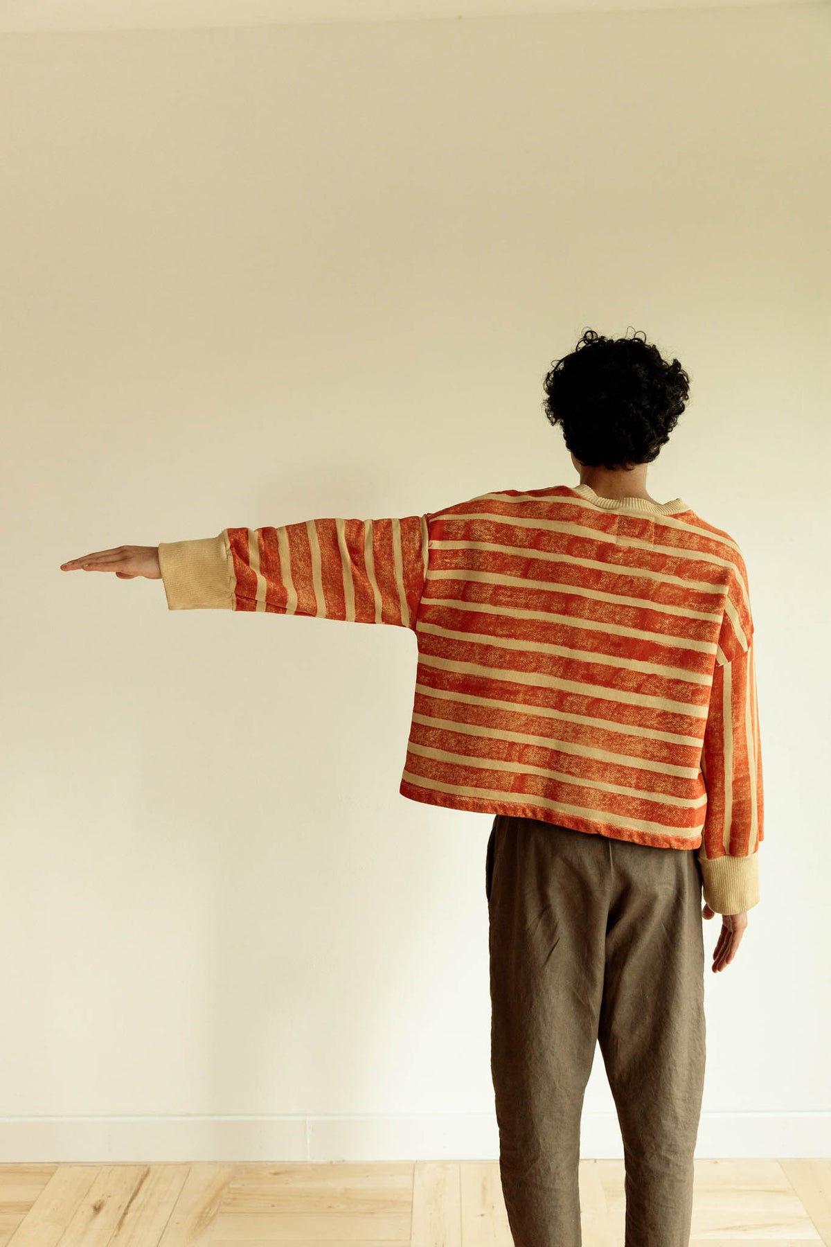 Red Stripe Sweatshirt