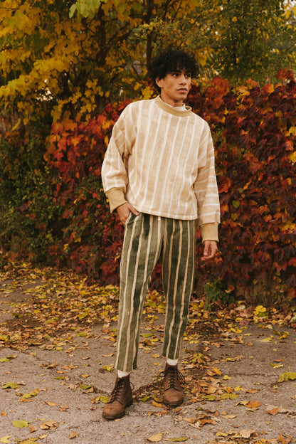 Chestnut Stripe Sweatshirt