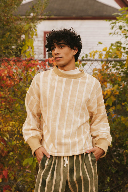 Chestnut Stripe Sweatshirt