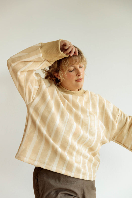 Chestnut Stripe Sweatshirt