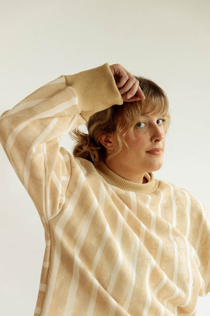 Chestnut Stripe Sweatshirt