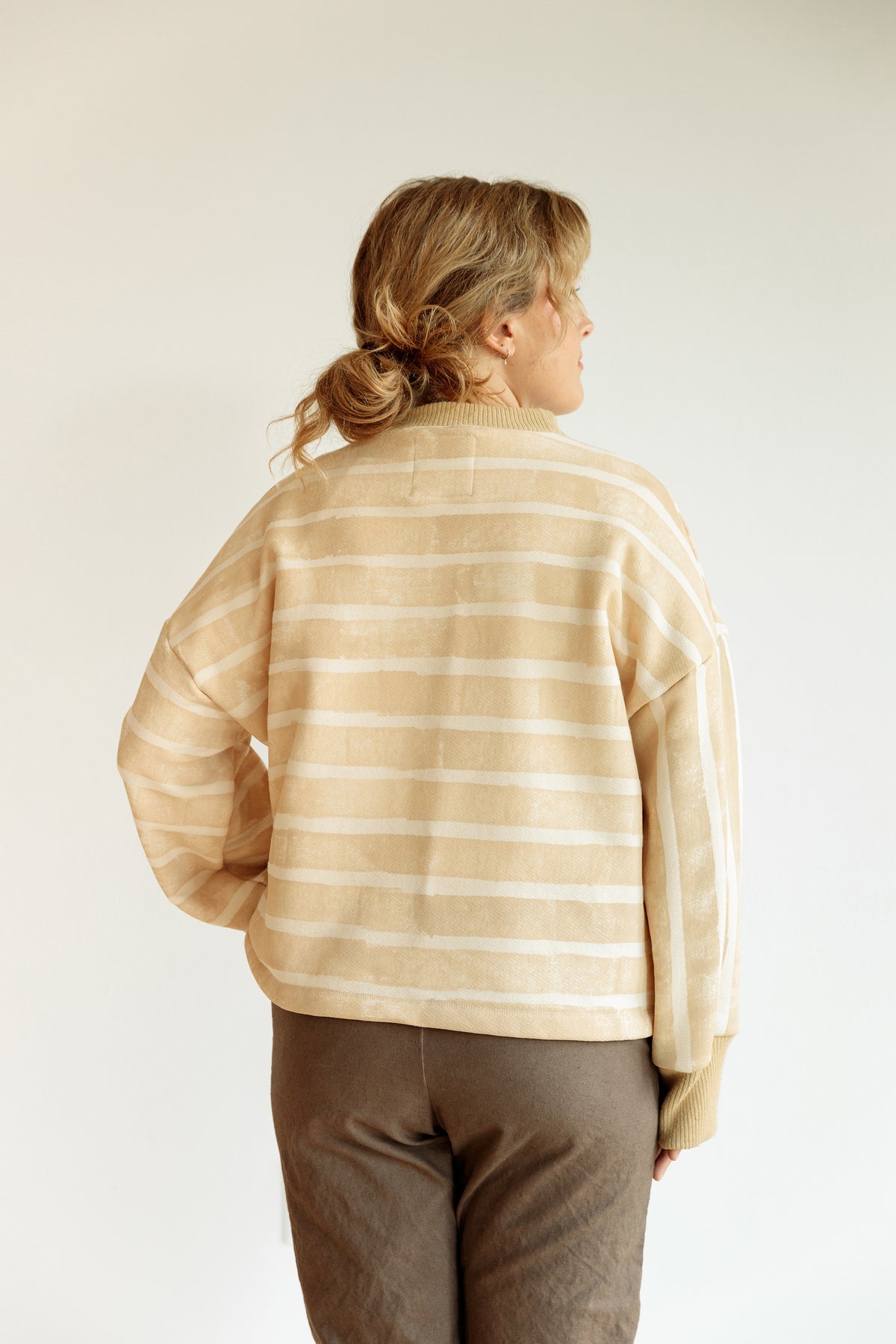 Chestnut Stripe Sweatshirt