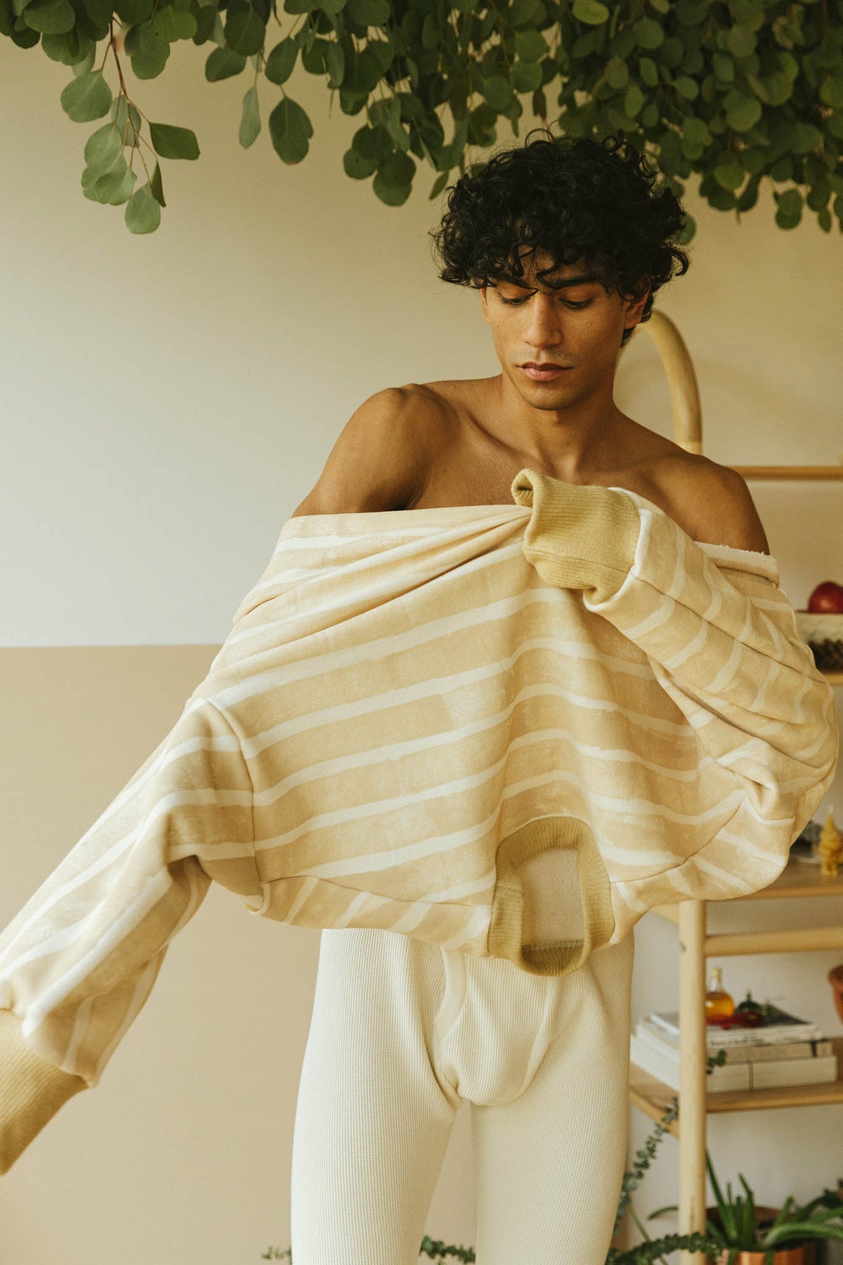 Chestnut Stripe Sweatshirt