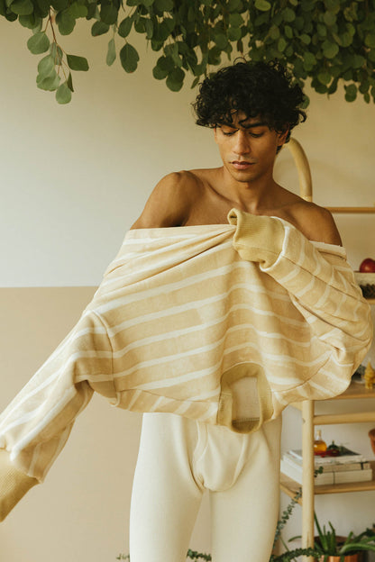 Chestnut Stripe Sweatshirt