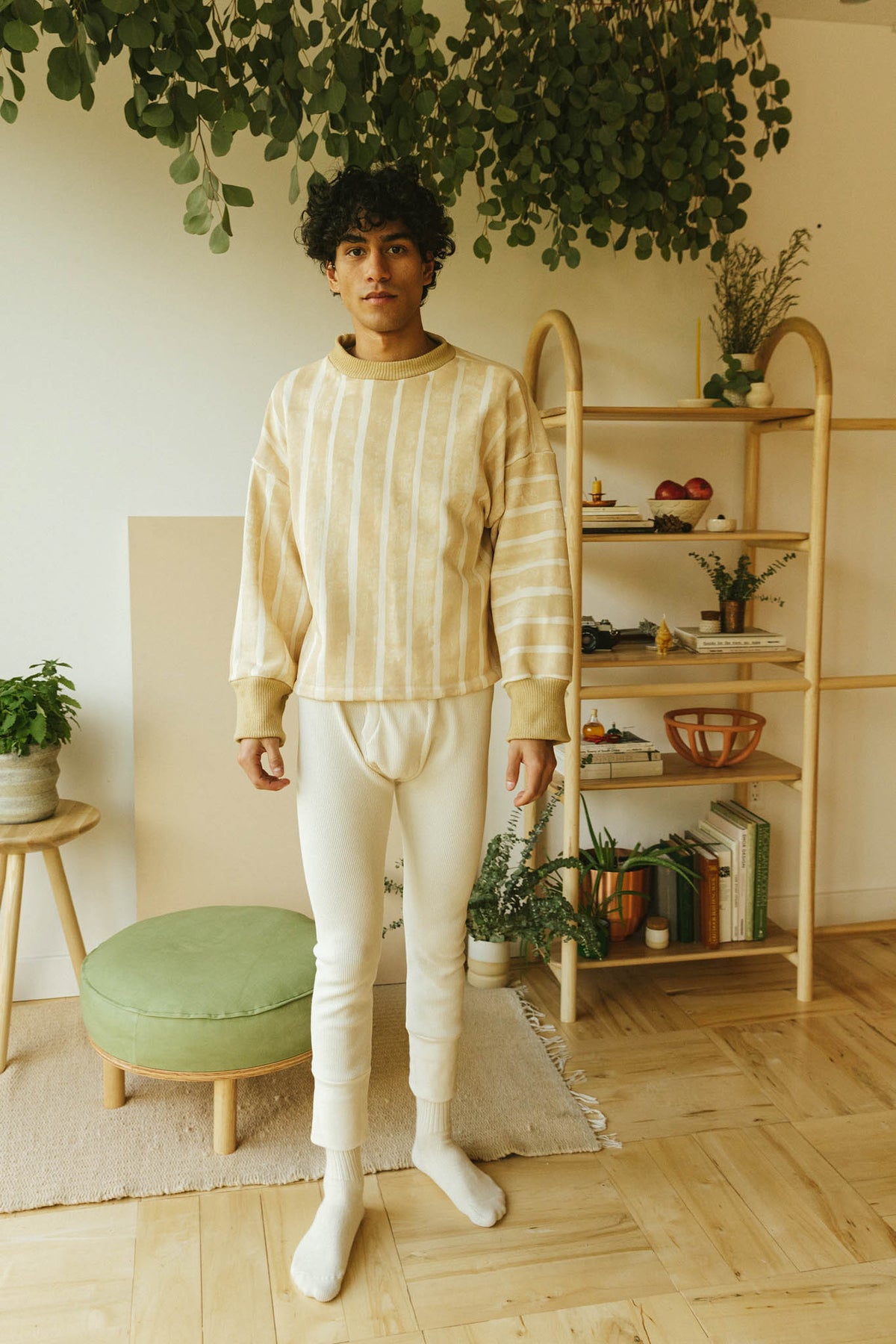 Chestnut Stripe Sweatshirt