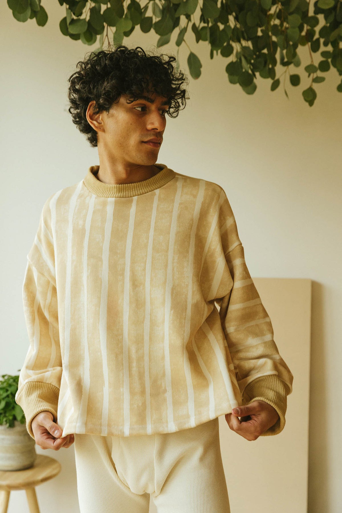 Chestnut Stripe Sweatshirt